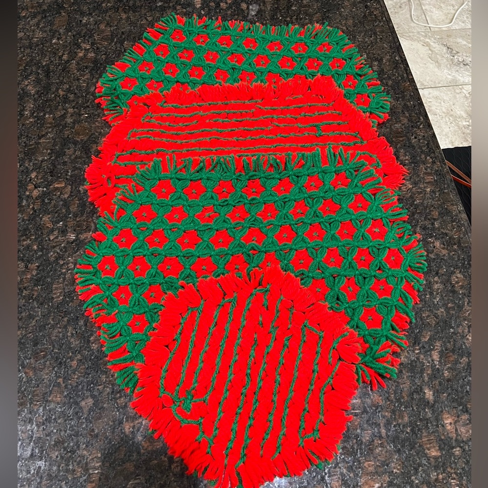 Handmade Christmas Decor Placemats